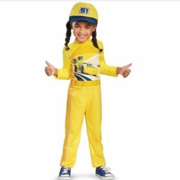 Disney Pixar Cars Cruz Ramirez Dinoco Toddler Kids M 3T - 4T Halloween Costume